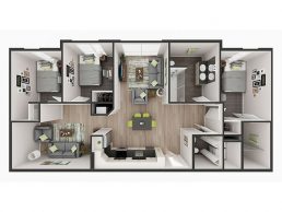 3-bedroom floor plan image