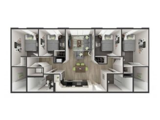 D2 Floor plan layout