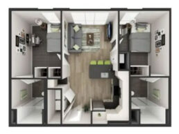 2-bedroom floor plan image