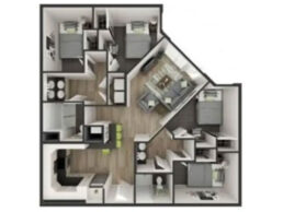 4-bedroom floor plan image